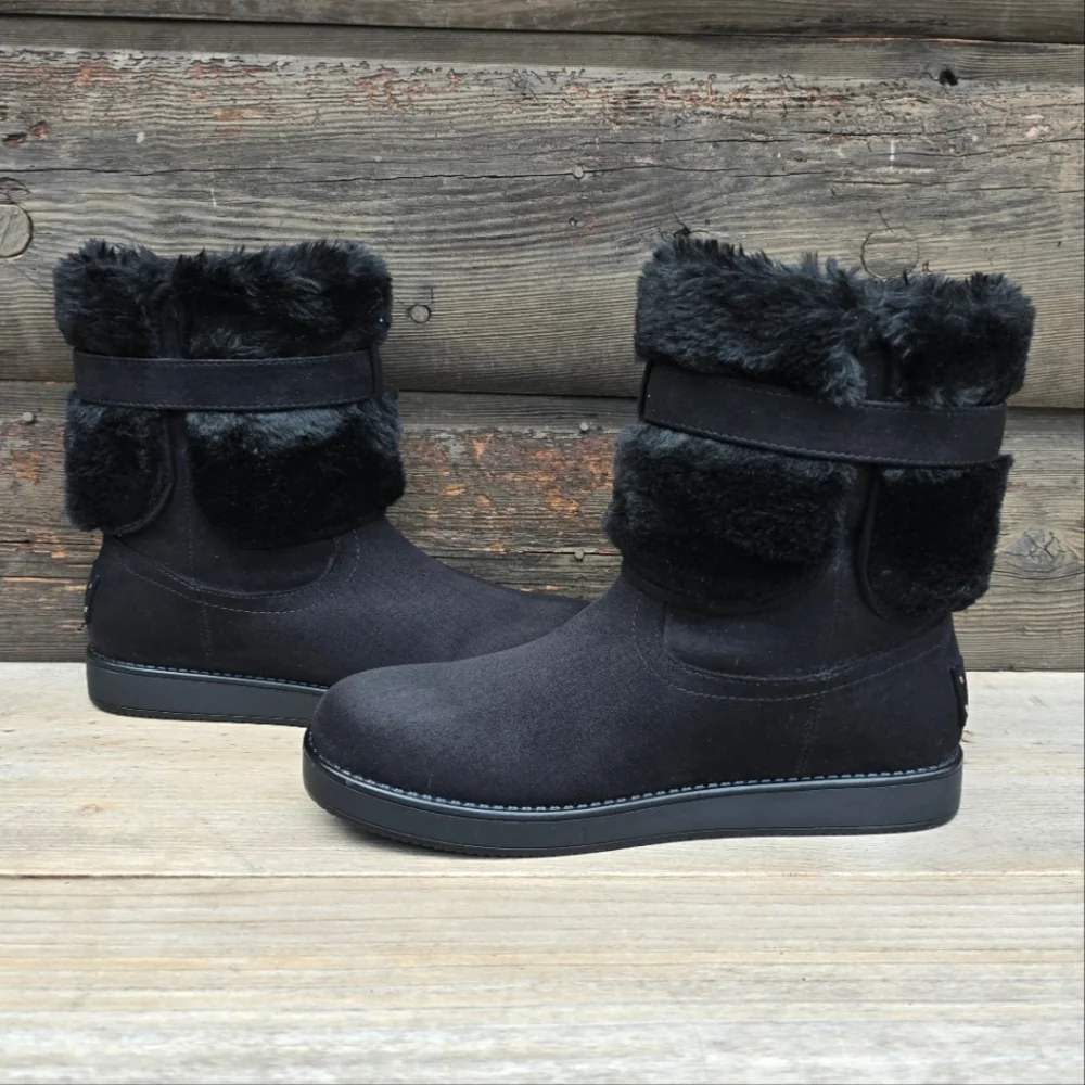 GBG Los Angeles NEW!! Alstyn Cozy Glam Chic, Warm, Faux Fur Winter Bootie 7M